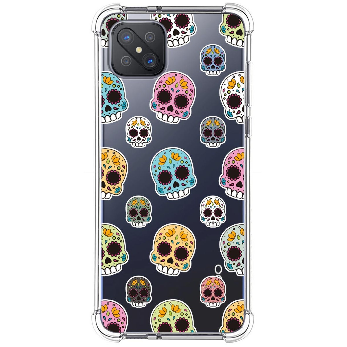 Funda Silicona Antigolpes para Oppo Reno 4Z 5G diseño Catrina Dibujos