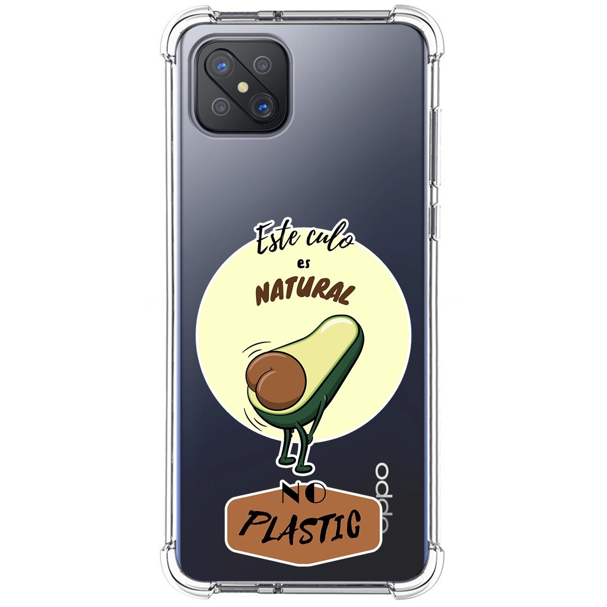 Funda Silicona Antigolpes para Oppo Reno 4Z 5G diseño Culo Natural Dibujos