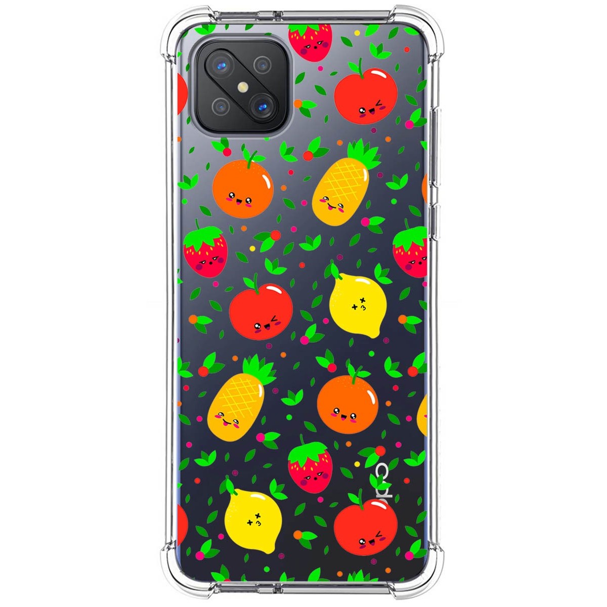 Funda Silicona Antigolpes para Oppo Reno 4Z 5G diseño Frutas 01 Dibujos