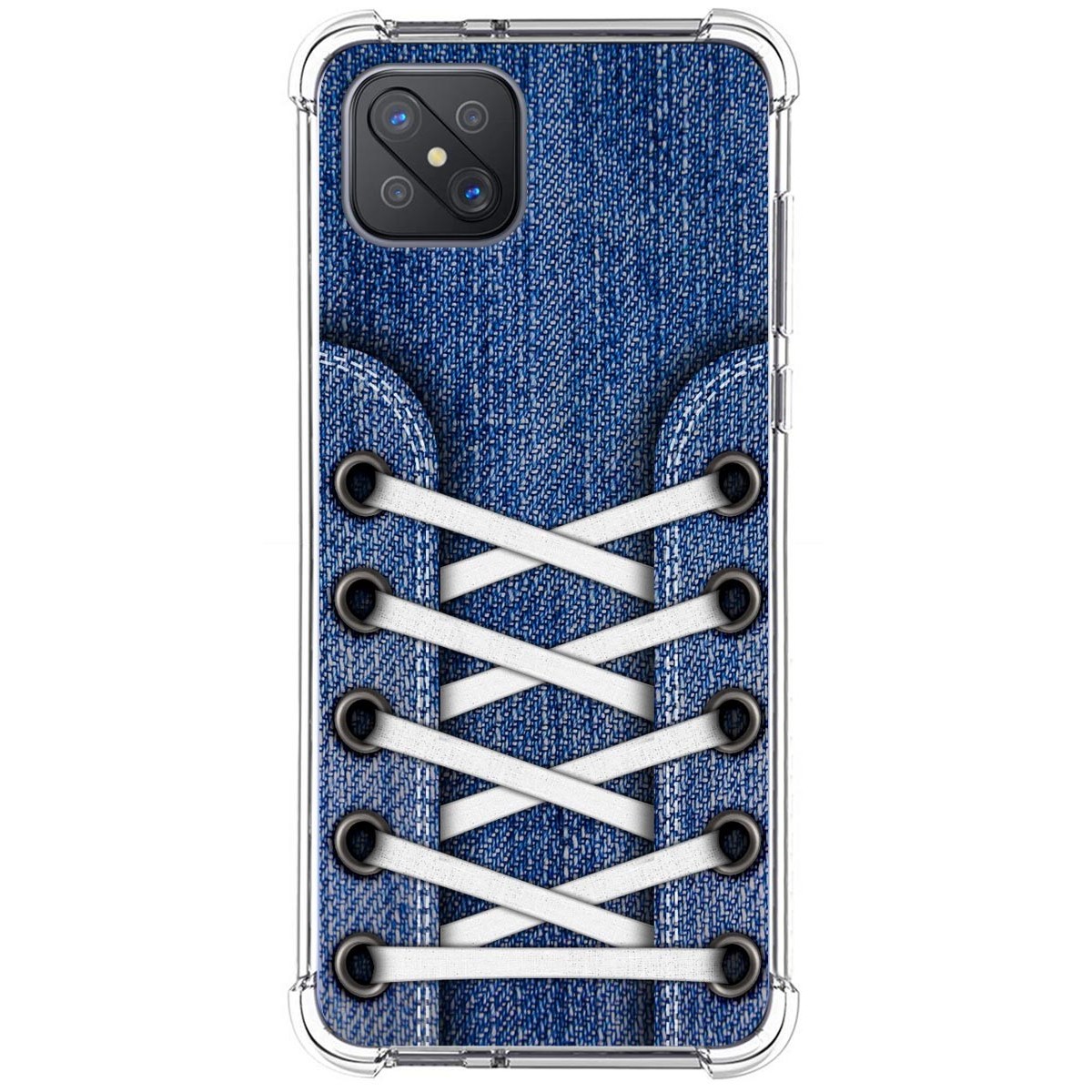 Funda Silicona Antigolpes para Oppo Reno 4Z 5G diseño Zapatillas 01 Dibujos