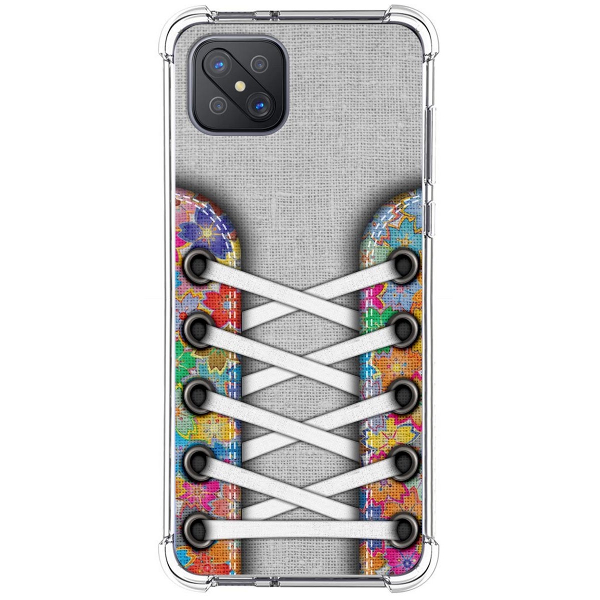 Funda Silicona Antigolpes para Oppo Reno 4Z 5G diseño Zapatillas 04 Dibujos