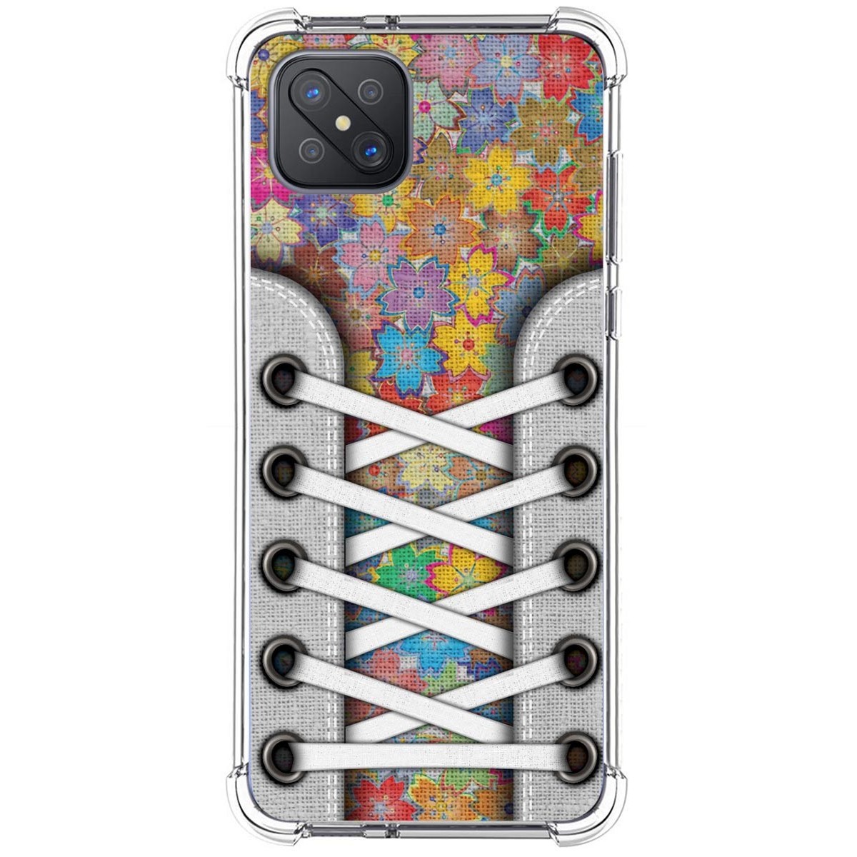 Funda Silicona Antigolpes para Oppo Reno 4Z 5G diseño Zapatillas 05 Dibujos