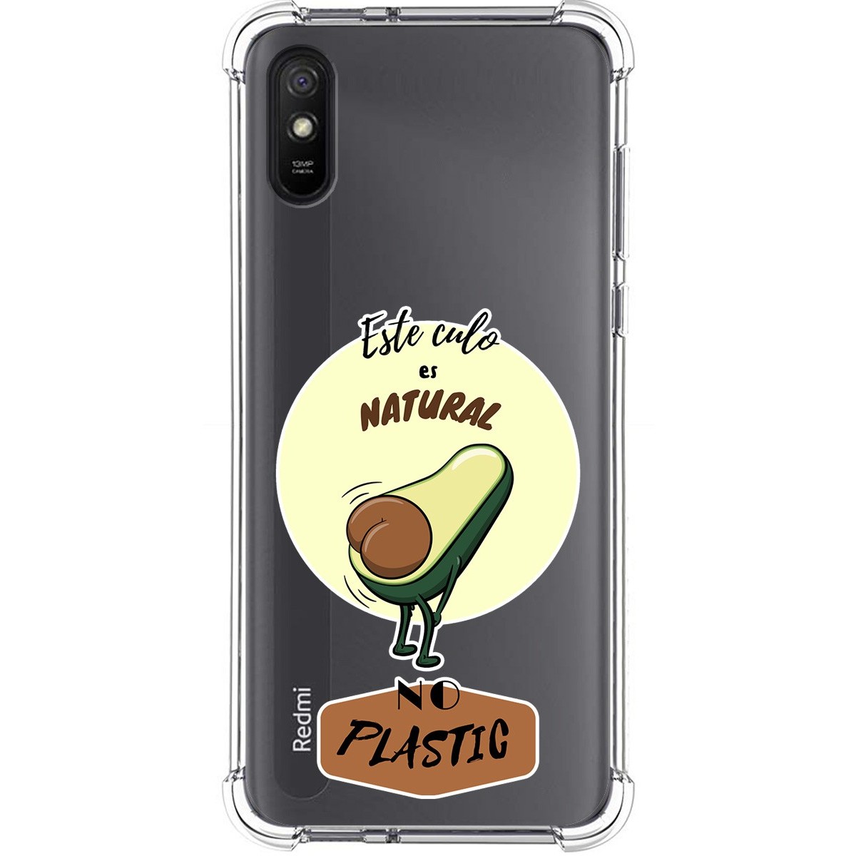 Funda Silicona Antigolpes para Xiaomi Redmi 9A / 9AT diseño Culo Natural Dibujos