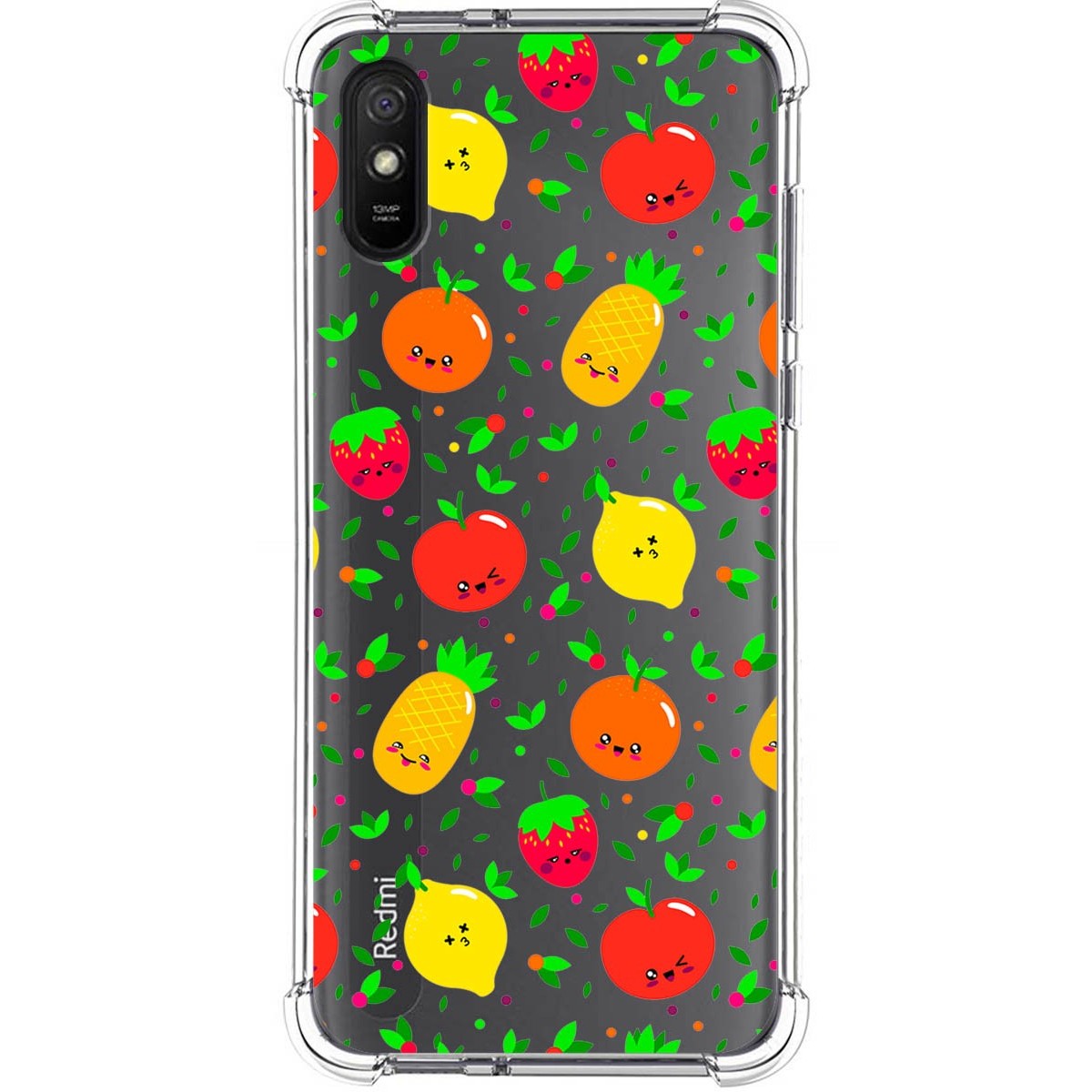 Funda Silicona Antigolpes para Xiaomi Redmi 9A / 9AT diseño Frutas 01 Dibujos