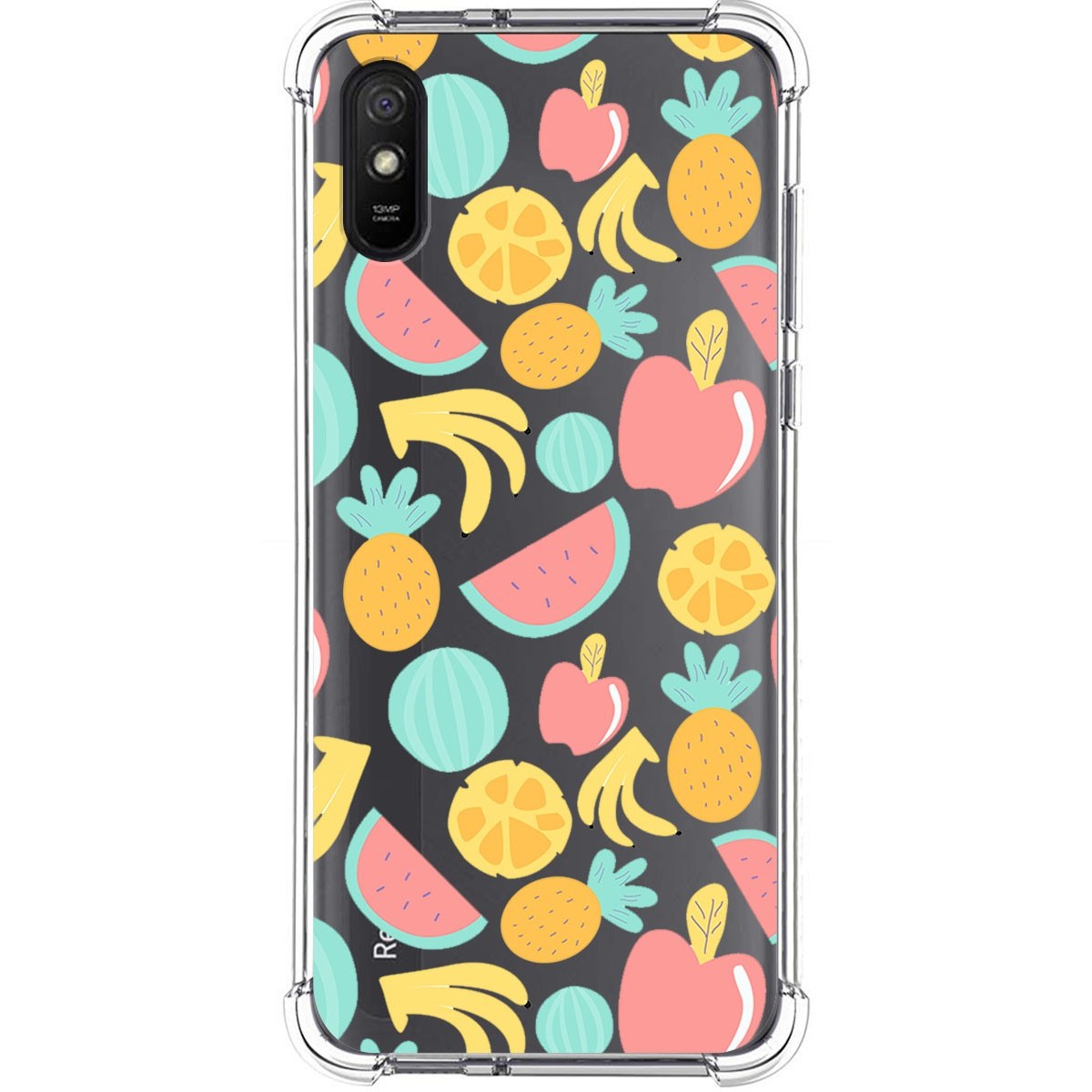Funda Silicona Antigolpes para Xiaomi Redmi 9A / 9AT diseño Frutas 02 Dibujos