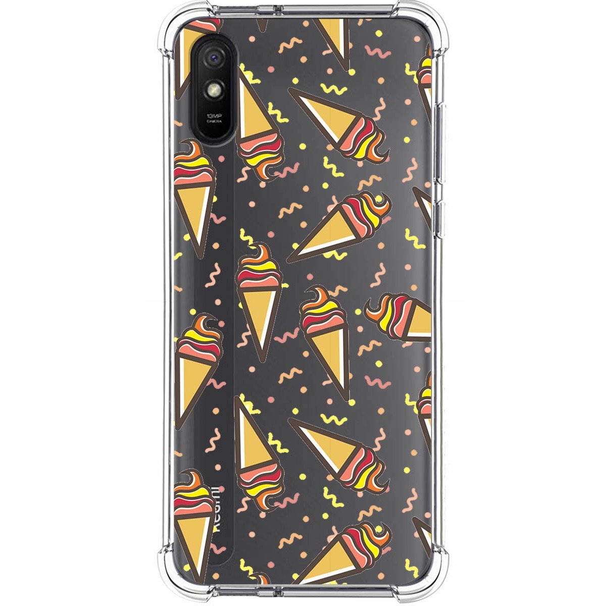 Funda Silicona Antigolpes para Xiaomi Redmi 9A / 9AT diseño Helados Dibujos