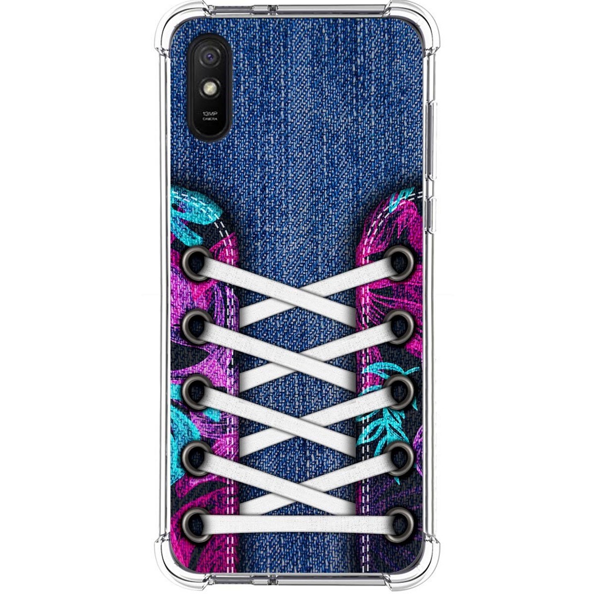 Funda Silicona Antigolpes para Xiaomi Redmi 9A / 9AT diseño Zapatillas 06 Dibujos
