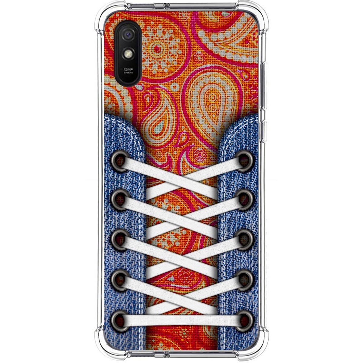 Funda Silicona Antigolpes para Xiaomi Redmi 9A / 9AT diseño Zapatillas 10 Dibujos