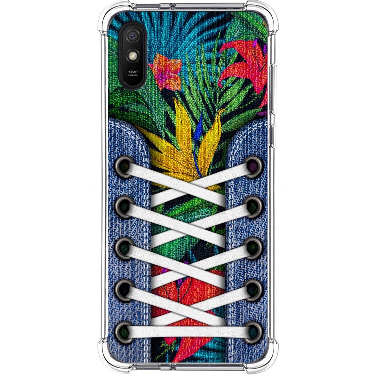 Funda Silicona Antigolpes para Xiaomi Redmi 9A / 9AT diseño Zapatillas 12 Dibujos