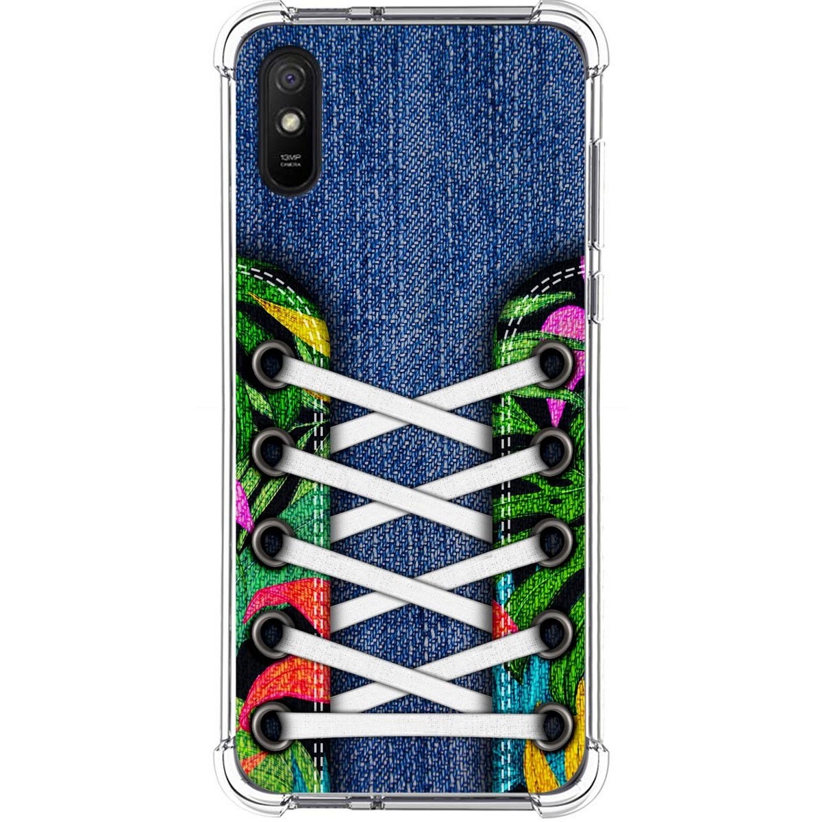 Funda Silicona Antigolpes para Xiaomi Redmi 9A / 9AT diseño Zapatillas 13 Dibujos