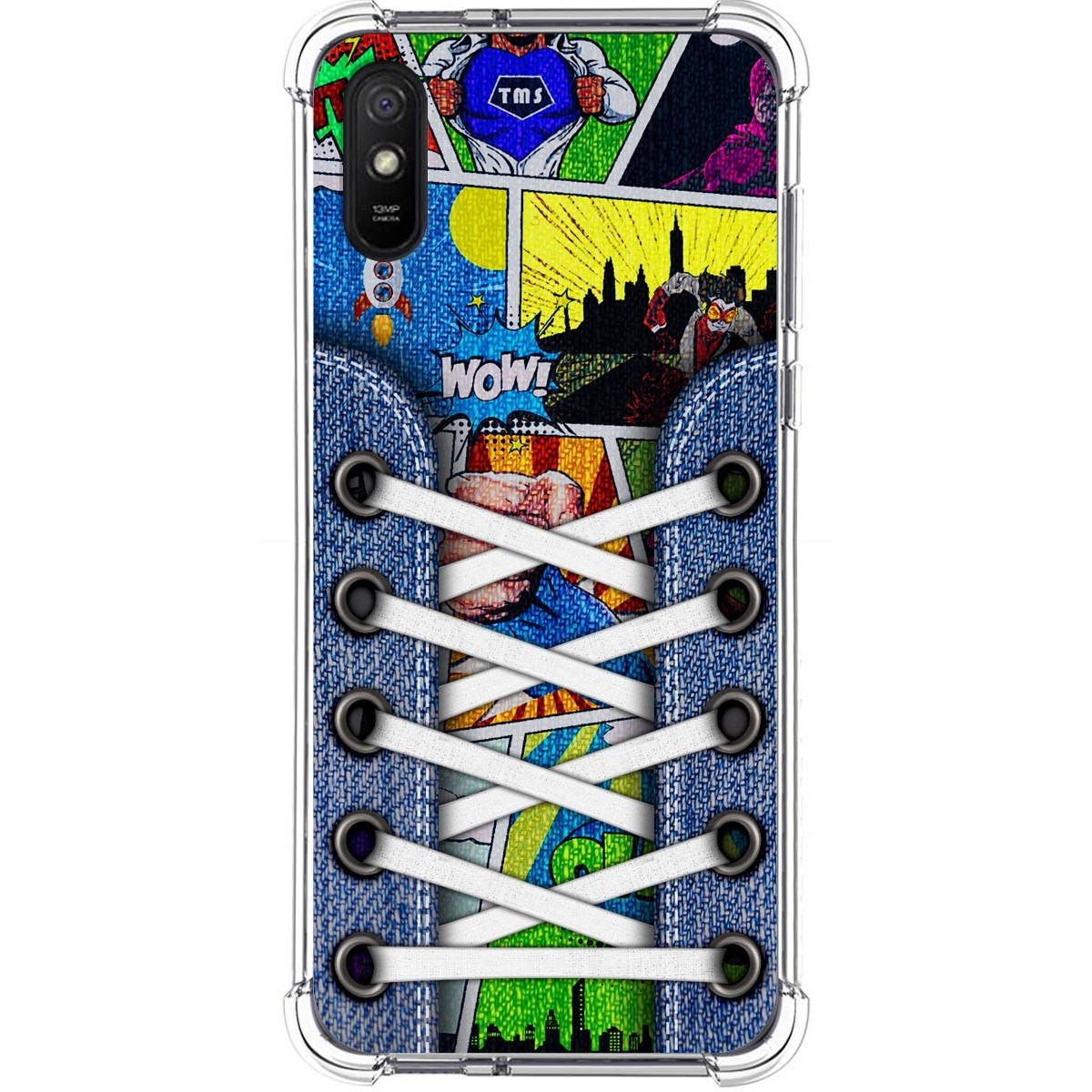 Funda Silicona Antigolpes para Xiaomi Redmi 9A / 9AT diseño Zapatillas 14 Dibujos