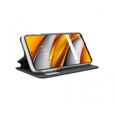 Funda Libro Soporte con Ventana para Xiaomi POCO F3 5G / Mi 11i 5G color Negra