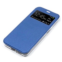 Funda Libro Soporte con Ventana para Xiaomi Redmi Note 10 Pro color Azul
