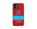 Funda Silicona Líquida Roja para Iphone 12 / 12 Pro (6.1) diseño Agua Dibujos