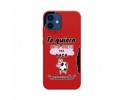 Funda Silicona Líquida Roja para Iphone 12 / 12 Pro (6.1) diseño Vaca Dibujos