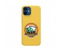 Funda Silicona Líquida Amarilla para Iphone 12 / 12 Pro (6.1) diseño Adventure Time Dibujos
