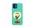 Funda Silicona Líquida Verde para Iphone 12 / 12 Pro (6.1) diseño Culo Natural Dibujos