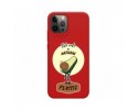 Funda Silicona Líquida Roja para Iphone 12 Pro Max (6.7) diseño Culo Natural Dibujos
