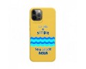 Funda Silicona Líquida Amarilla para Iphone 12 Pro Max (6.7) diseño Agua Dibujos