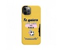Funda Silicona Líquida Amarilla para Iphone 12 Pro Max (6.7) diseño Vaca Dibujos