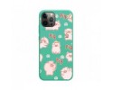 Funda Silicona Líquida Verde para Iphone 12 Pro Max (6.7) diseño Cerdos Dibujos
