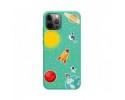 Funda Silicona Líquida Verde para Iphone 12 Pro Max (6.7) diseño Espacio Dibujos