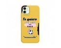 Funda Silicona Líquida Amarilla para Iphone 12 Mini (5.4) diseño Vaca Dibujos