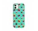 Funda Silicona Líquida Verde para Iphone 12 Mini (5.4) diseño Catrina Dibujos