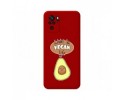 Funda Silicona Líquida Roja para Xiaomi Redmi Note 10 / 10S diseño Vegan Life Dibujos