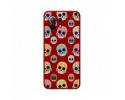 Funda Silicona Líquida Roja para Xiaomi Mi 11 5G diseño Catrina Dibujos