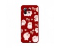 Funda Silicona Líquida Roja para Xiaomi Mi 11 5G diseño Cerdos Dibujos
