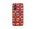 Funda Silicona Líquida Roja para Xiaomi Mi 10T / Mi 10T pro diseño Catrina Dibujos