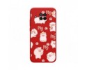 Funda Silicona Líquida Roja para Xiaomi Mi 10T Lite diseño Cerdos Dibujos