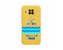 Funda Silicona Líquida Amarilla para Xiaomi Mi 10T Lite diseño Agua Dibujos