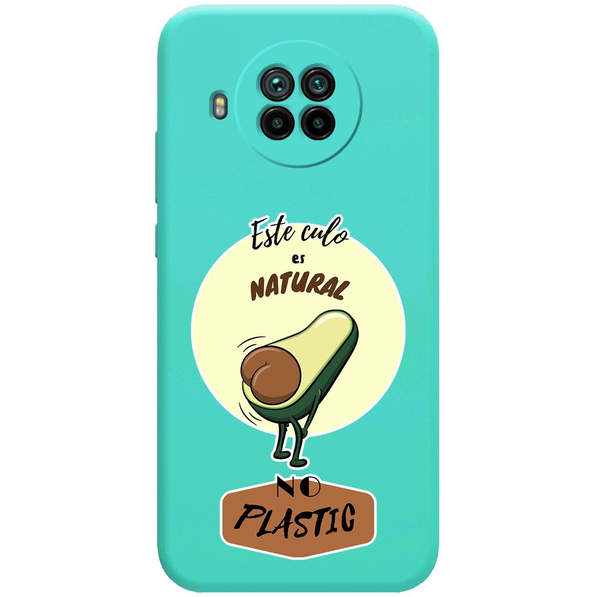 Funda Silicona Líquida Verde para Xiaomi Mi 10T Lite diseño Culo Natural Dibujos