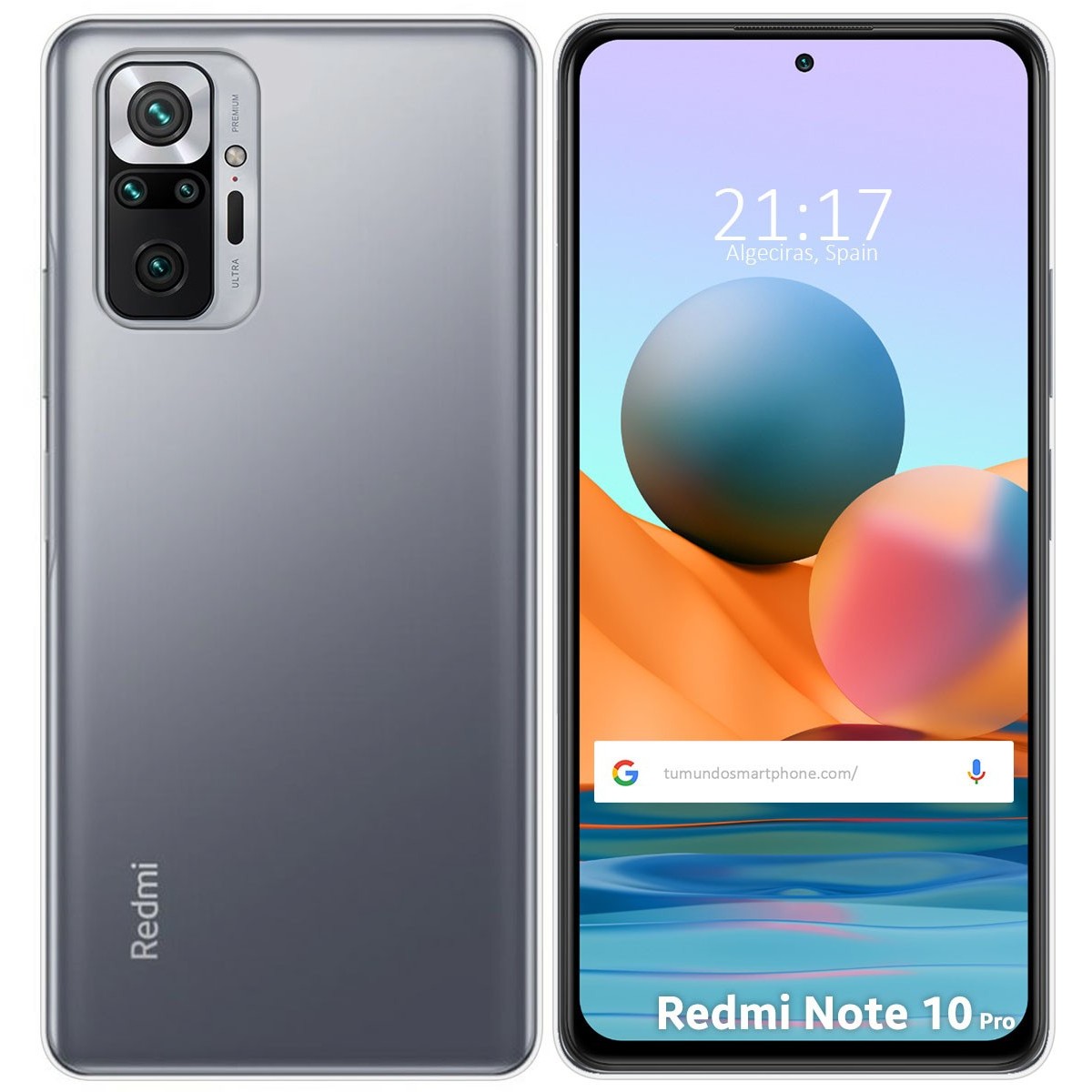 Funda Silicona Gel TPU Transparente para Xiaomi Redmi Note 10 Pro