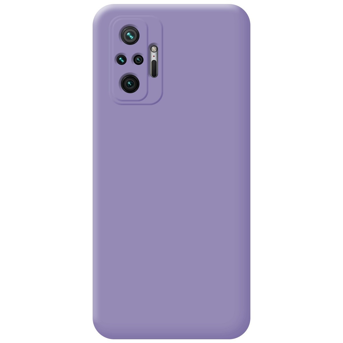 Funda Silicona Líquida Ultra Suave para Xiaomi Redmi Note 10 Pro color Morada