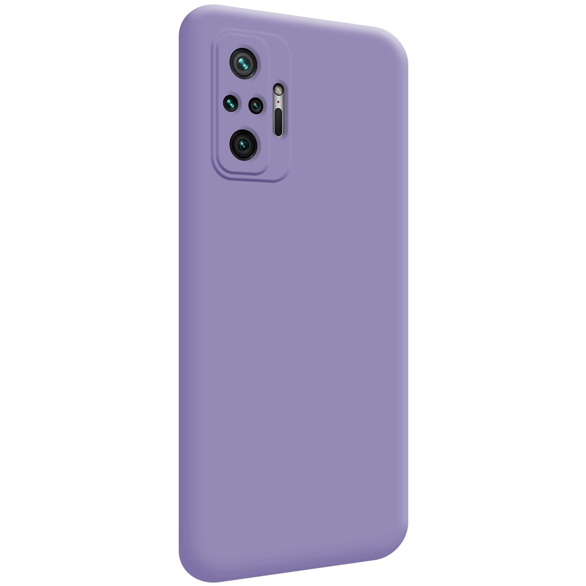 Funda Silicona Líquida Ultra Suave para Xiaomi Redmi Note 10 Pro color Morada