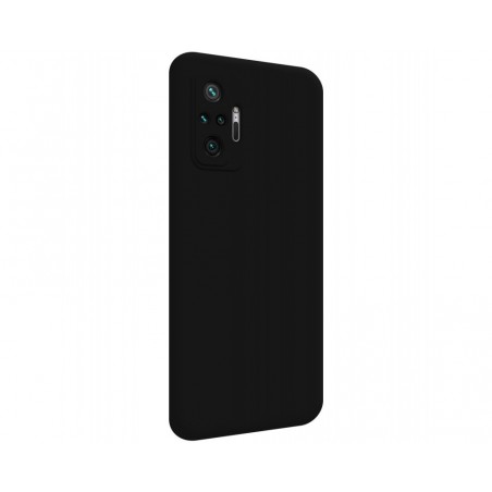 Funda Silicona Líquida Ultra Suave para Xiaomi Redmi Note 10 Pro color Negra