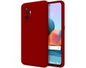 Funda Silicona Líquida Ultra Suave para Xiaomi Redmi Note 10 Pro color Roja
