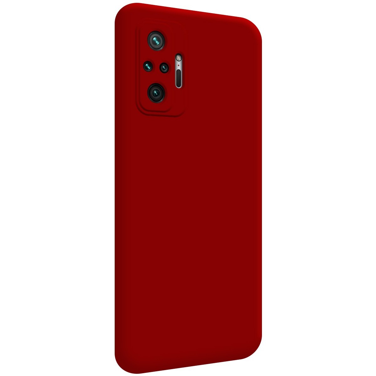 Funda Silicona Líquida Ultra Suave para Xiaomi Redmi Note 10 Pro color Roja