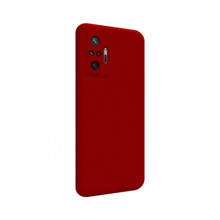 Funda Silicona Líquida Ultra Suave para Xiaomi Redmi Note 10 Pro color Roja