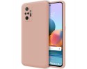 Funda Silicona Líquida Ultra Suave para Xiaomi Redmi Note 10 Pro color Rosa