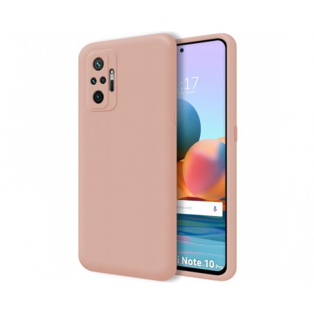 Funda Silicona Líquida Ultra Suave para Xiaomi Redmi Note 10 Pro color Rosa