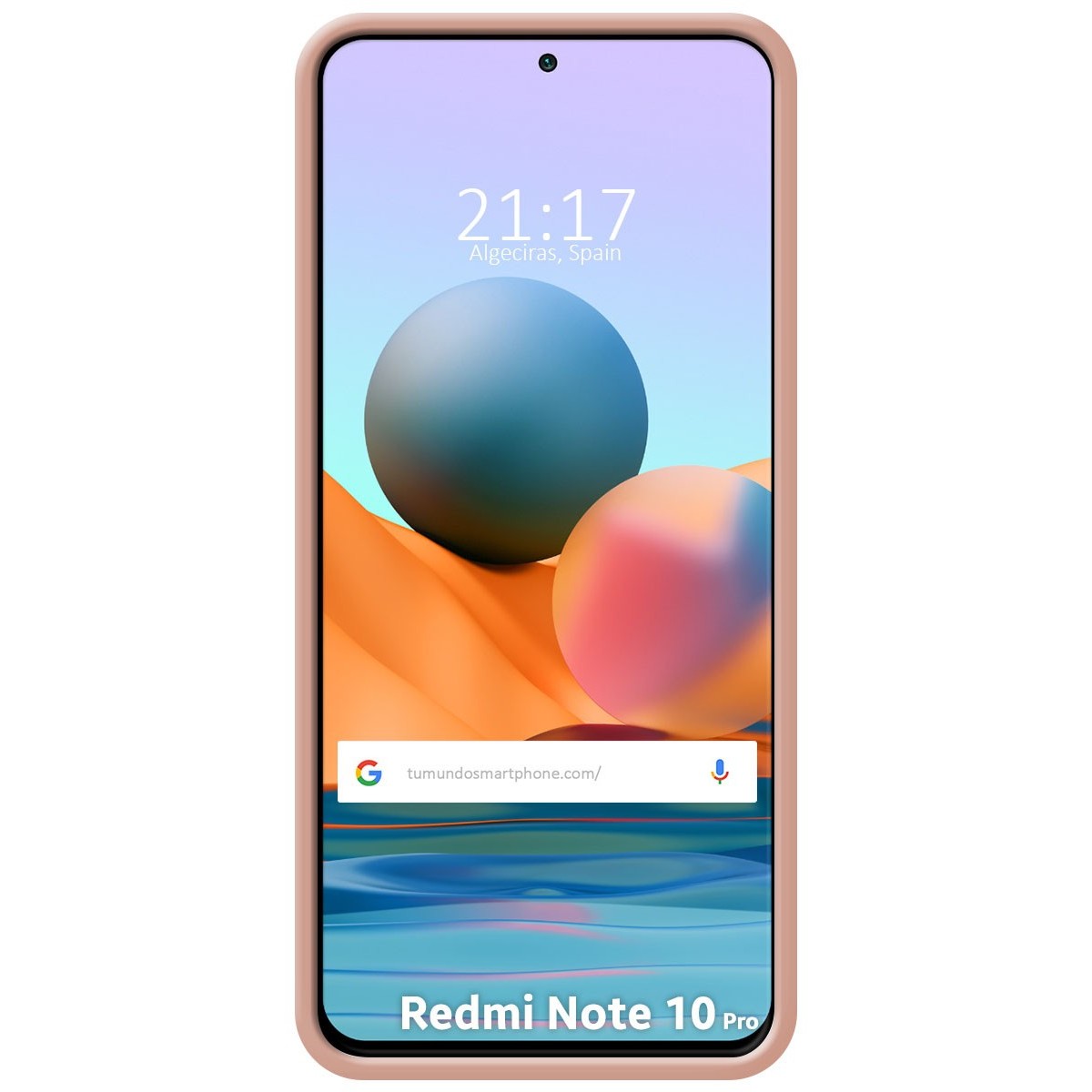 Funda Silicona Líquida Ultra Suave para Xiaomi Redmi Note 10 Pro color Rosa