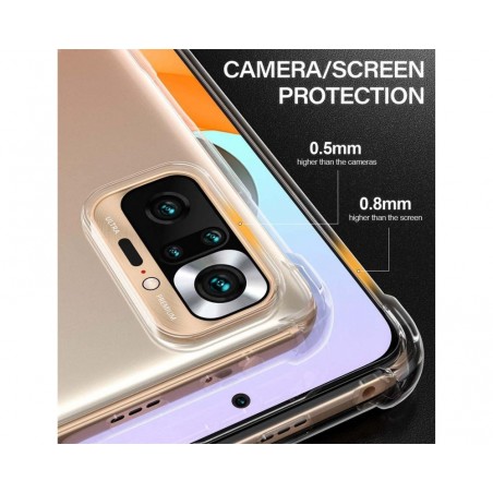 Funda Gel Tpu Anti-Shock Transparente para Xiaomi Redmi Note 10 Pro