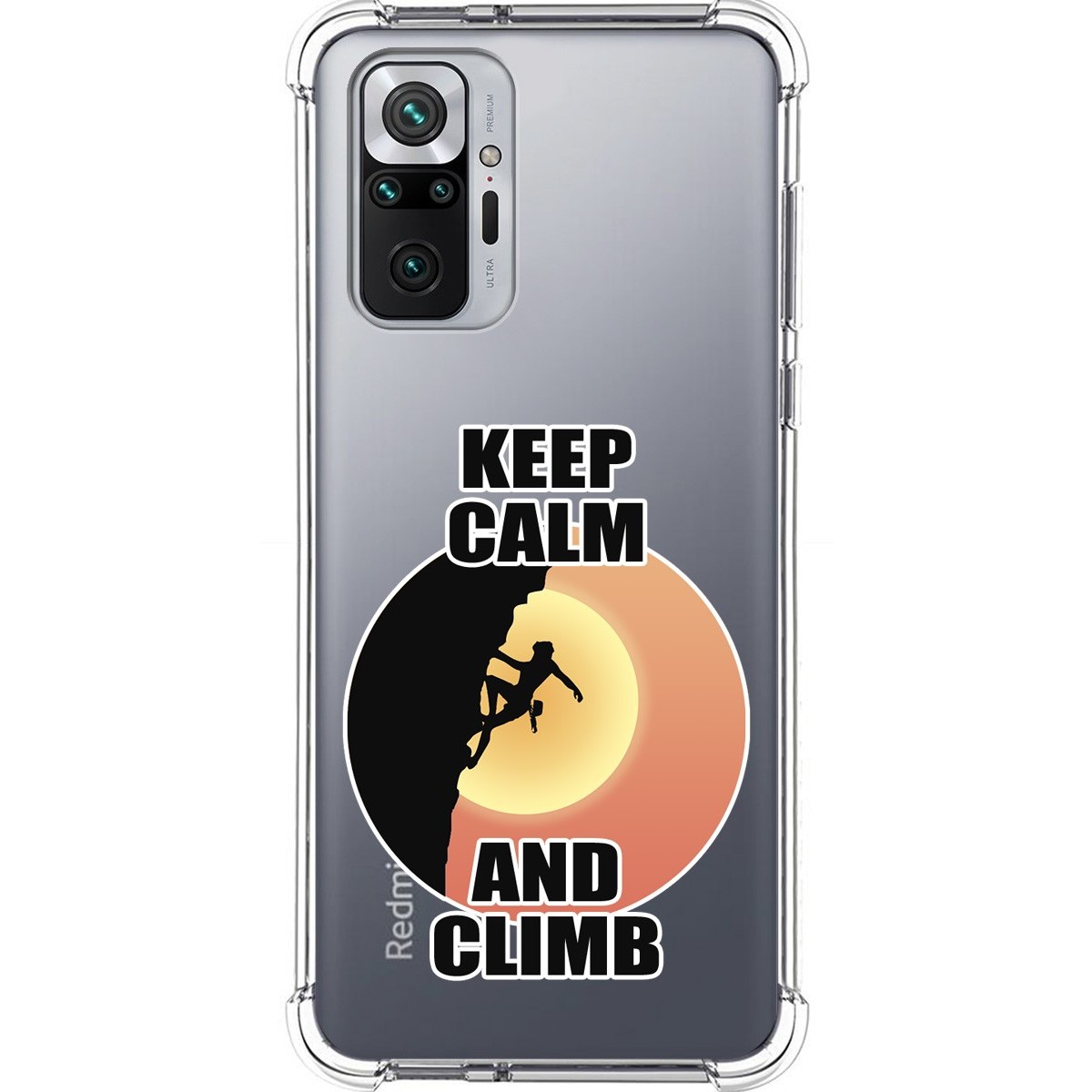 Funda Silicona Antigolpes para Xiaomi Redmi Note 10 Pro diseño Mujer Escalada Dibujos