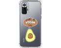 Funda Silicona Antigolpes para Xiaomi Redmi Note 10 Pro diseño Vegan Life Dibujos