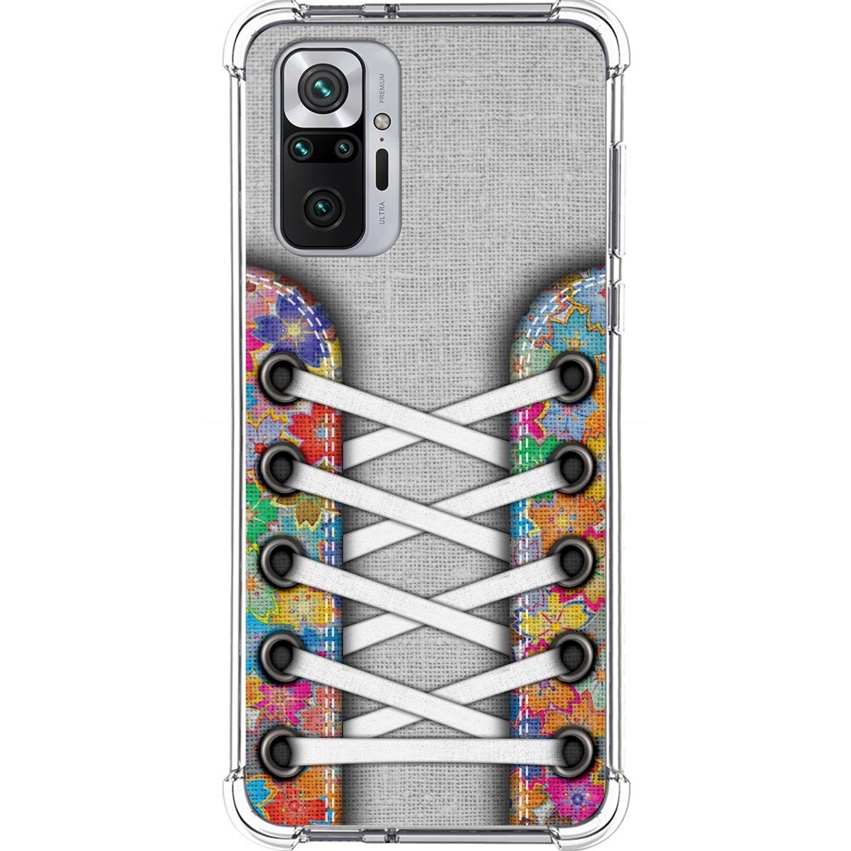 Funda Silicona Antigolpes para Xiaomi Redmi Note 10 Pro diseño Zapatillas 04 Dibujos