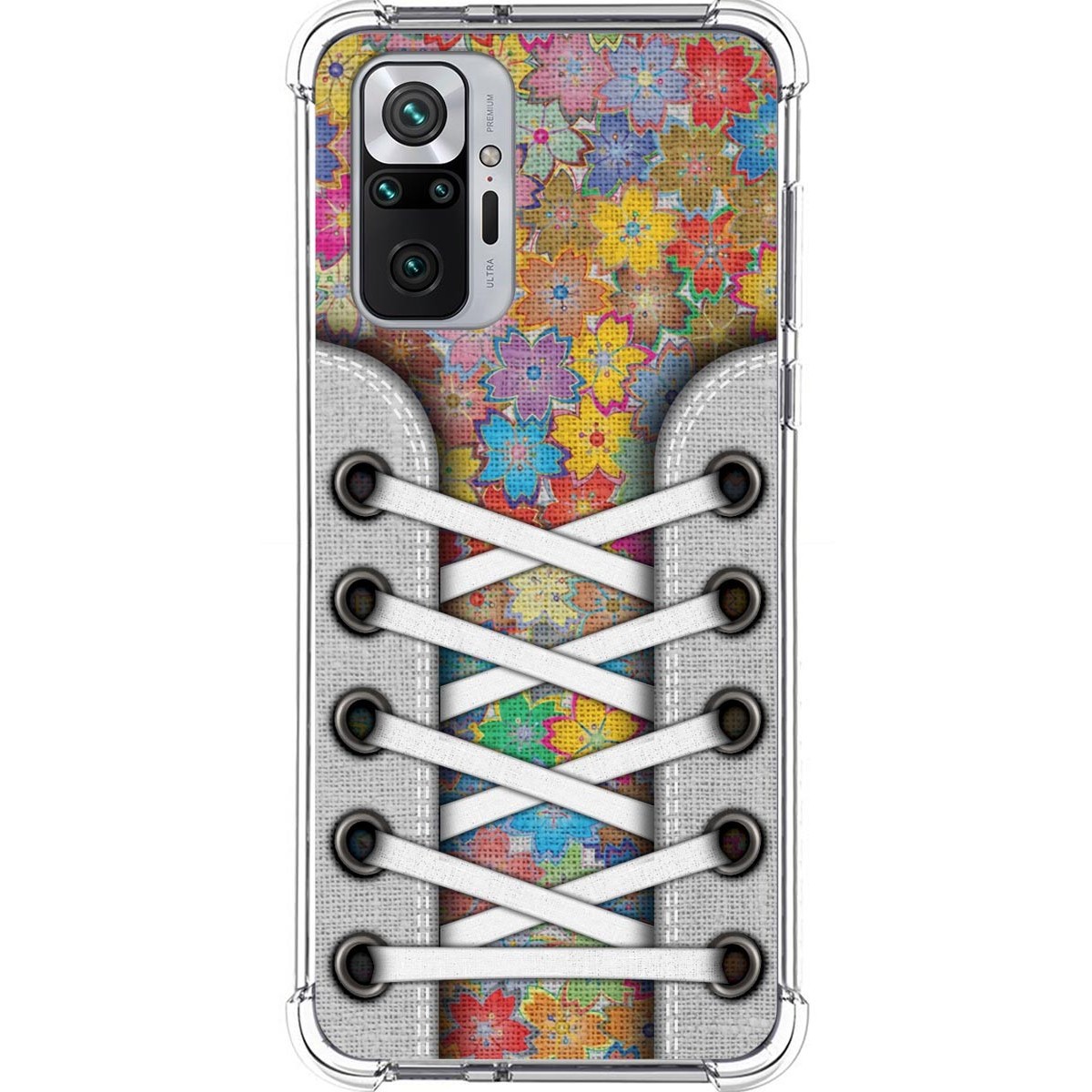 Funda Silicona Antigolpes para Xiaomi Redmi Note 10 Pro diseño Zapatillas 05 Dibujos